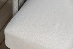 "Альбано" лаунж-зона 5-местная плетеная из роупа (веревки), каркас алюминиевый светло-серый, роуп серый меланж