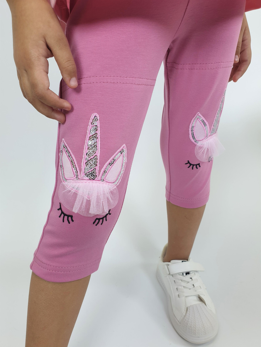 02-124-2 Комплект для девочки (футболка+ лосины)