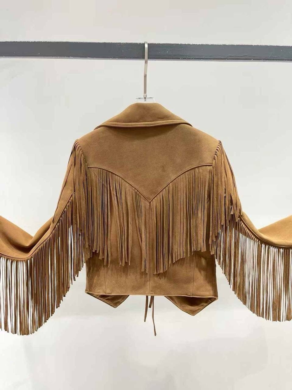 Замшевая куртка Saint Laurent
