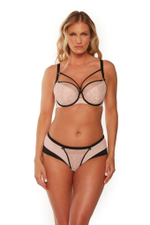 Бюстгальтер Leonia с контрастными элементами (Размер: 85E) (Цвет: молочный)