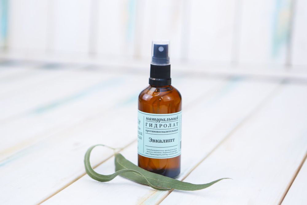 Гидролат "Эвкалипт" — устранение угревой сыпи, 100 мл (Краснополянская косметика)