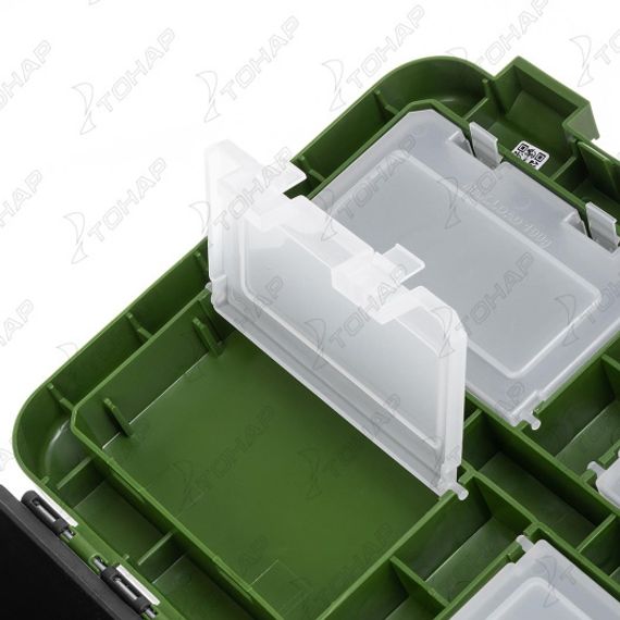 Ящик рыболовный зимний ZANDER односекционный хаки (HS-IML-19-H-1) Helios