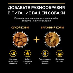 Сухой корм Pro Plan для взрослых собак всех пород склонных к избыточному весу и/или стерилизованных, с высоким содержанием курицы