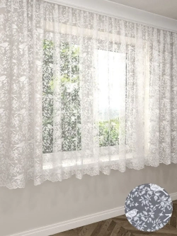 Тюль на кухню короткая 180х300 см