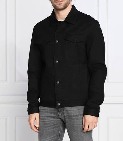 джинсовая куртка livorno-edge BOSS BLACK - черный(50486690)