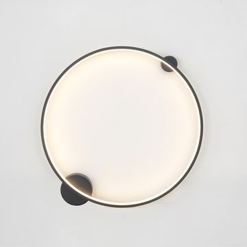 Бра LED 26W 3000К-6000K REAL AP26W LED BLACK чёрный Crystal Lux