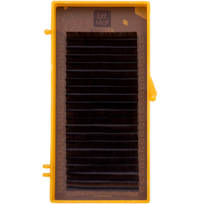 Ресницы коричневые Truffle  Le maitre "Bronze " MIX - 20 линий