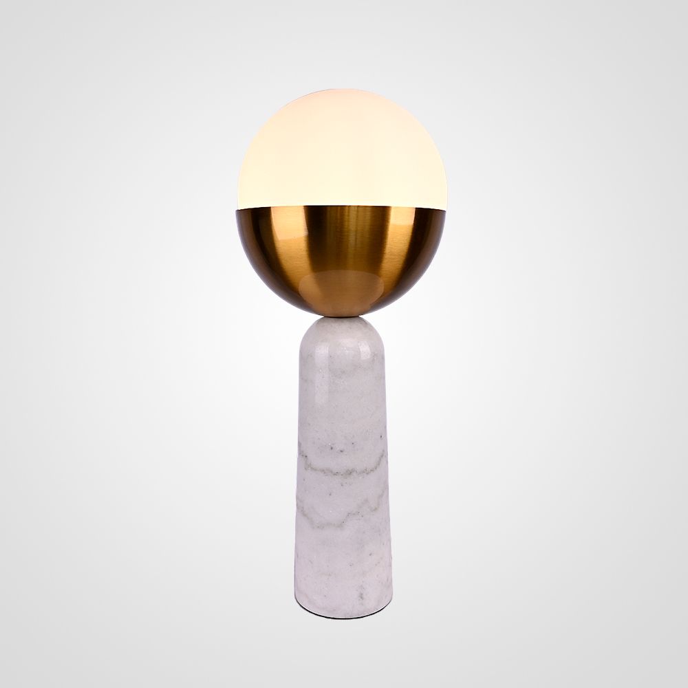 Настольная Лампа Marble Globe White By Imperiumloft