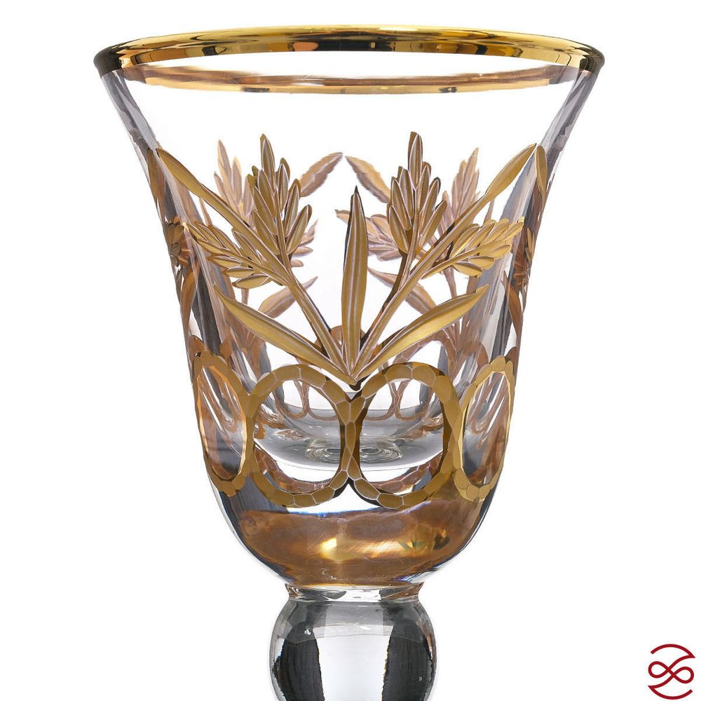 Набор рюмок TIMON Tiziano Golden/Palm (6 шт) 80 мл