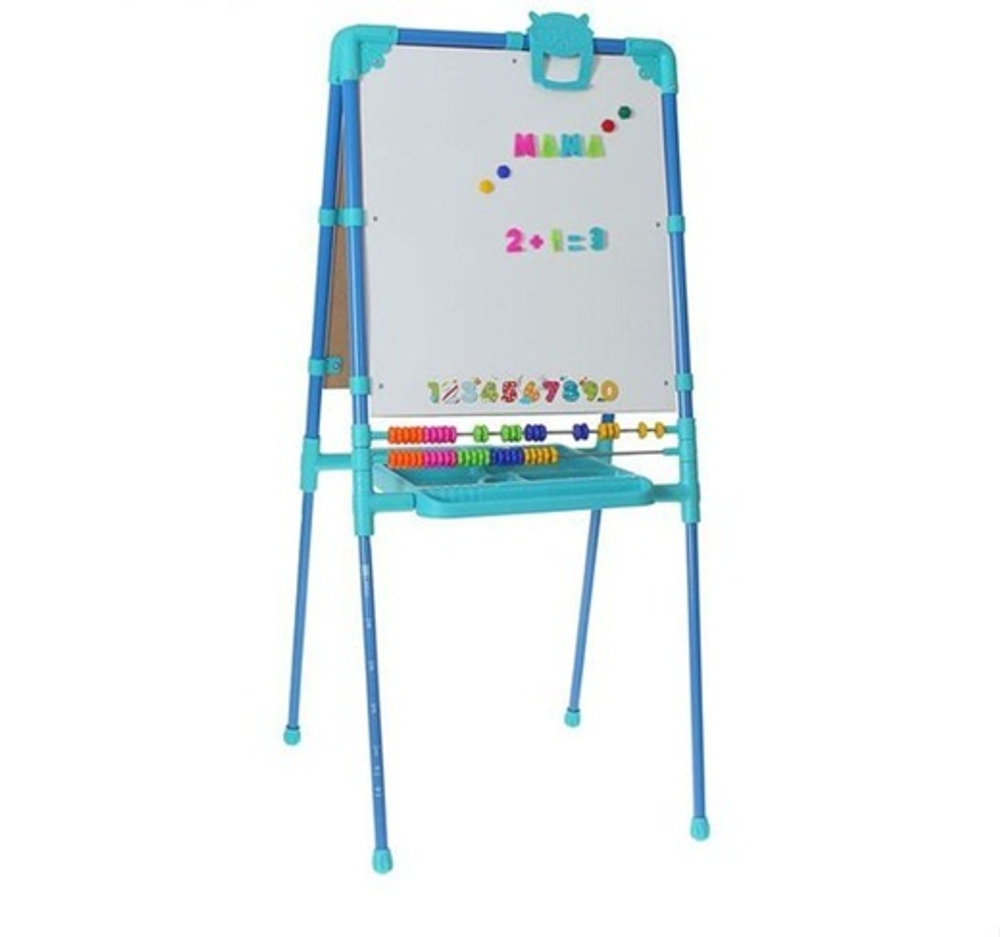 Мольберт для детей «растущий» с изменяемой высотой арт. М2 голубой