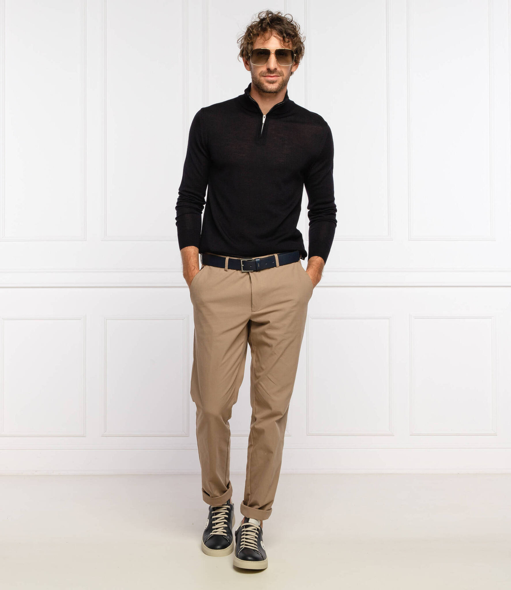 Хлопковый свитер Emporio Armani - темно-синий(8N1MUX 1MJXZ)
