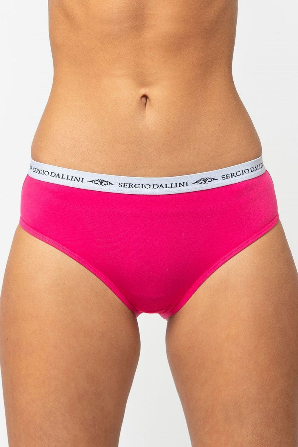 Женские трусы-слипы с узкой резинкой (Размер: M) (Цвет: серый меланж)