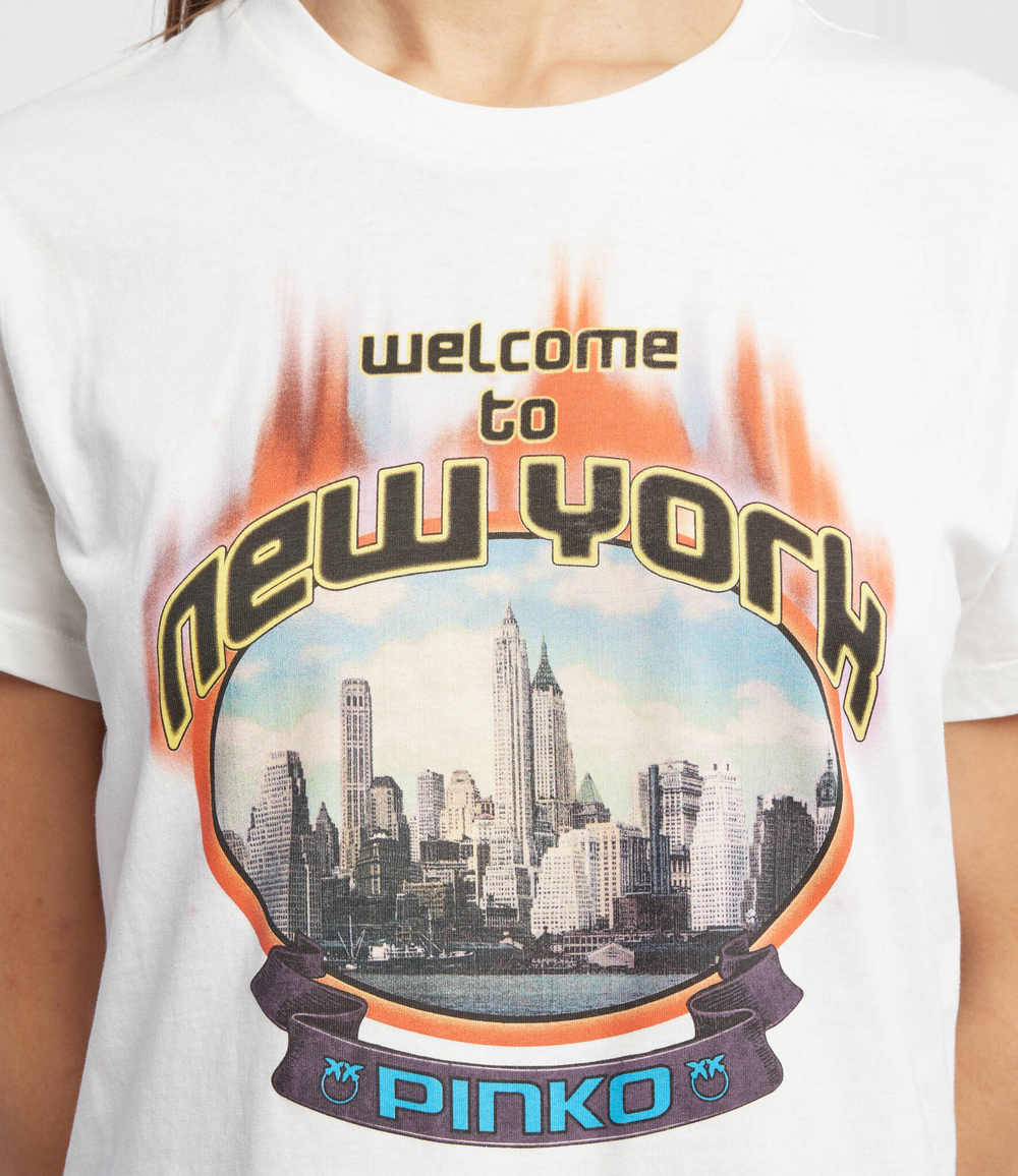 футболка numana Pinko - белый(1N13ES Y5QB)