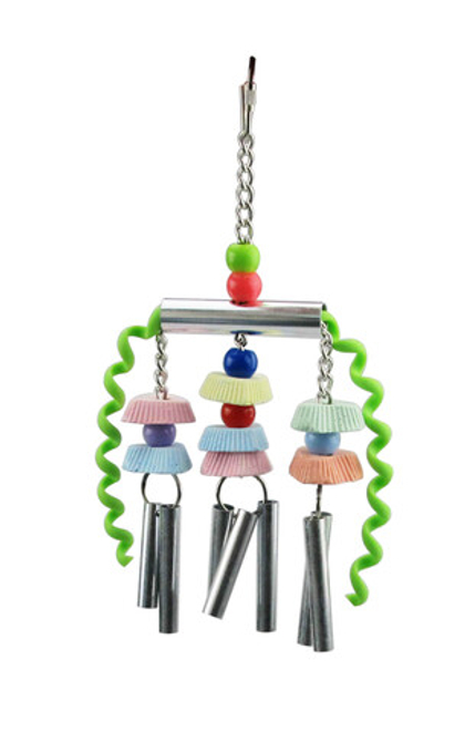 BRIKO Игурушка для птиц "Музыкальный набор из металла", 28*15 см