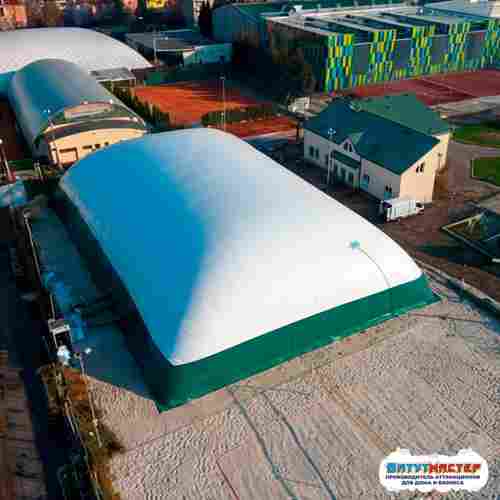 Надувной манеж для ледового катка «Север», 56×26×13 м