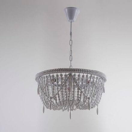 Люстра Rh Anselme White Wood Weathered Chandelier By Imperiumloft