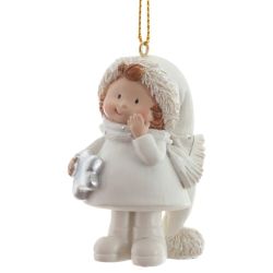 GAEM Фигурка декоративная подвесная "Девочка", L4 W3,5 H6,5 см, 3в.
