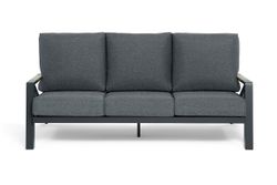 "Лотос" лаунж-зона 5-местная из алюминия, цвет темно-серый