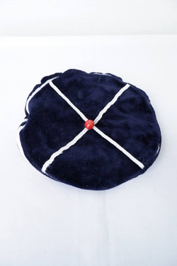 Берет в полоску