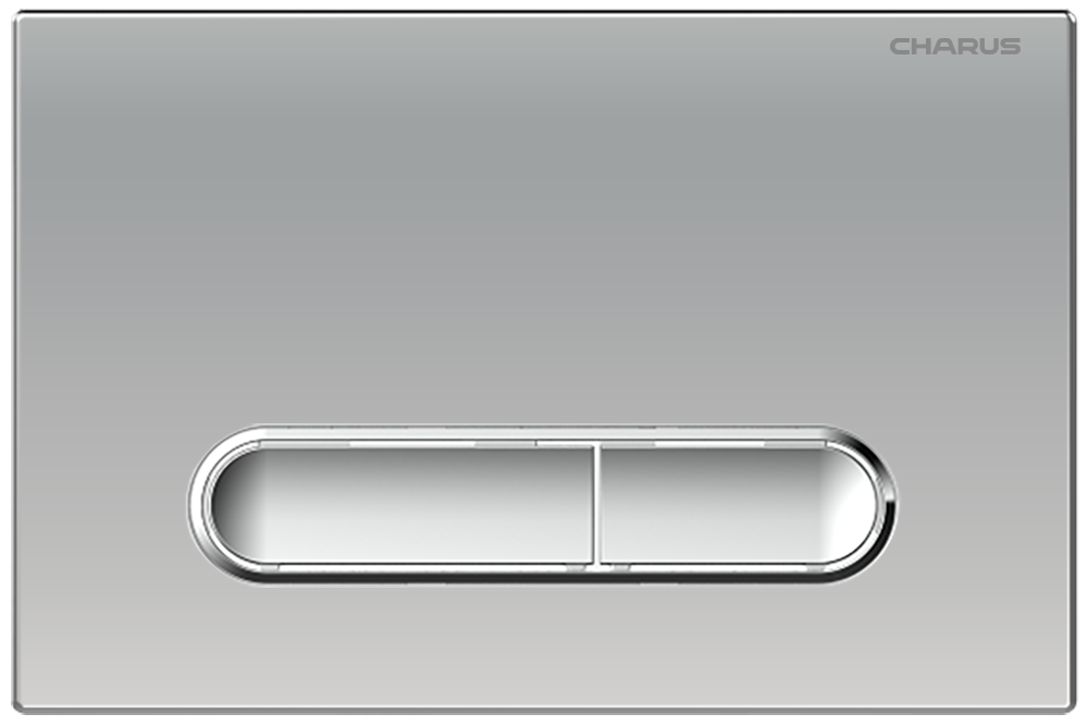 Клавиша для инсталляции CHARUS Magnus FP.340.46.01, хром матовый с хромированной окантовкой клавиш