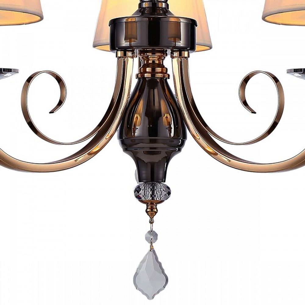 Подвесная люстра ILLUMICO  IL5272-3P-27 BK GD