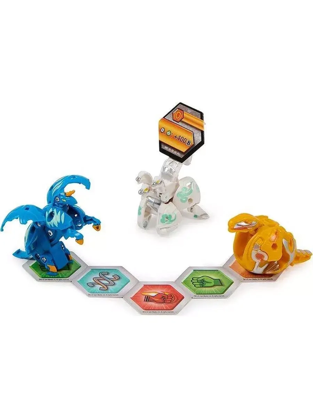 Набор 3 Бакугана игрушка трансформер Evolutions Howlkor