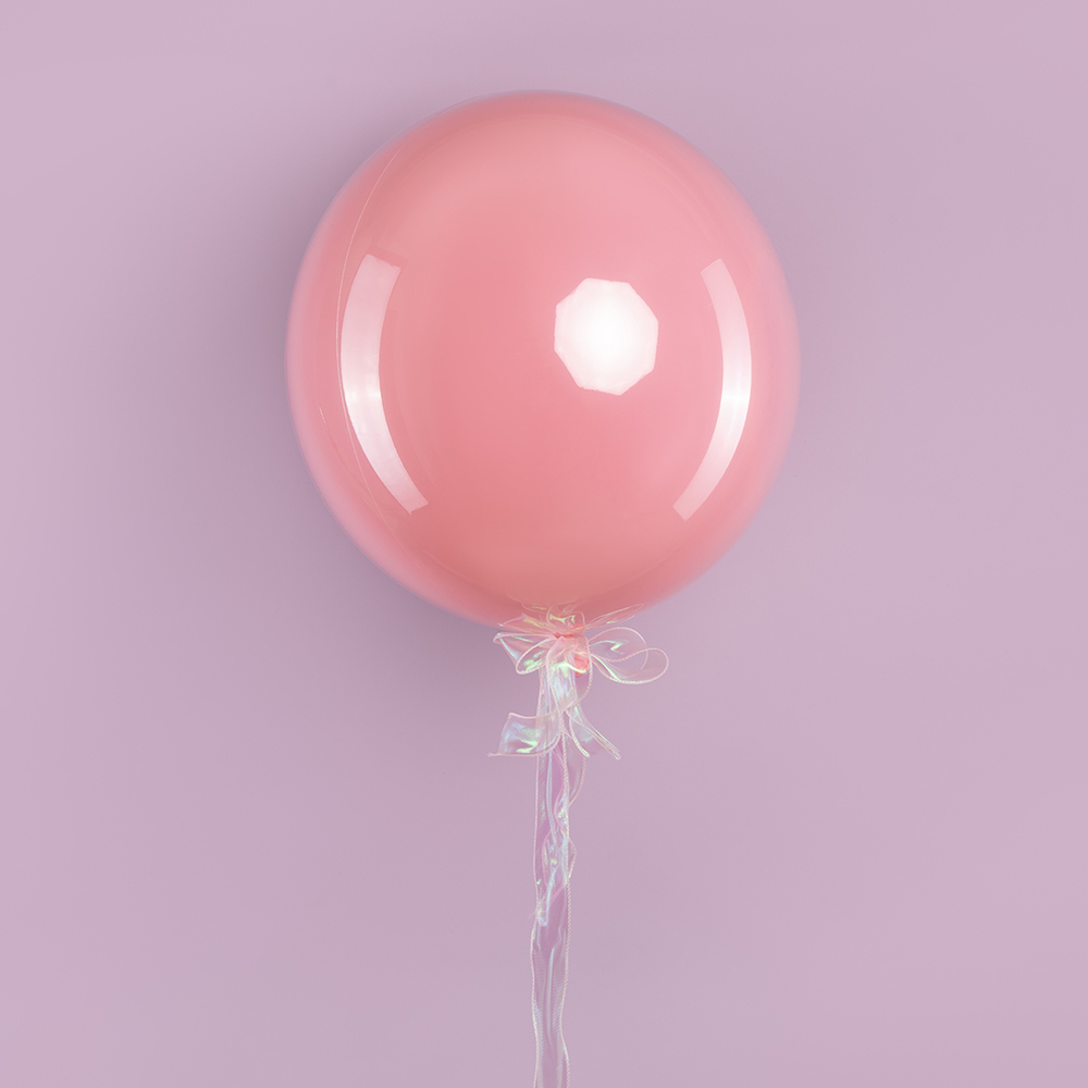 Лента декоративная (4 см*9,14 м) Органза с леской, Розовый, Хамелеон, 1 шт., 6233844