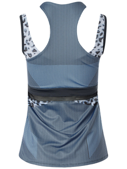 Женский топ теннисный Lucky in Love On The Prowl Tank Women - небесный