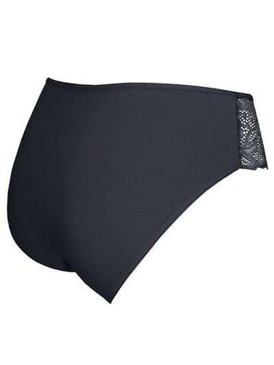 Высокие хлопковые трусики-слипы Belle Cotton (Размер: L) (Цвет: черный)