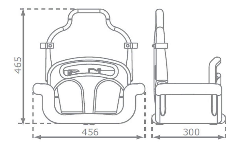 Качели кресло Капризун 3 в 1 красный жёлтый синий FPP-S027