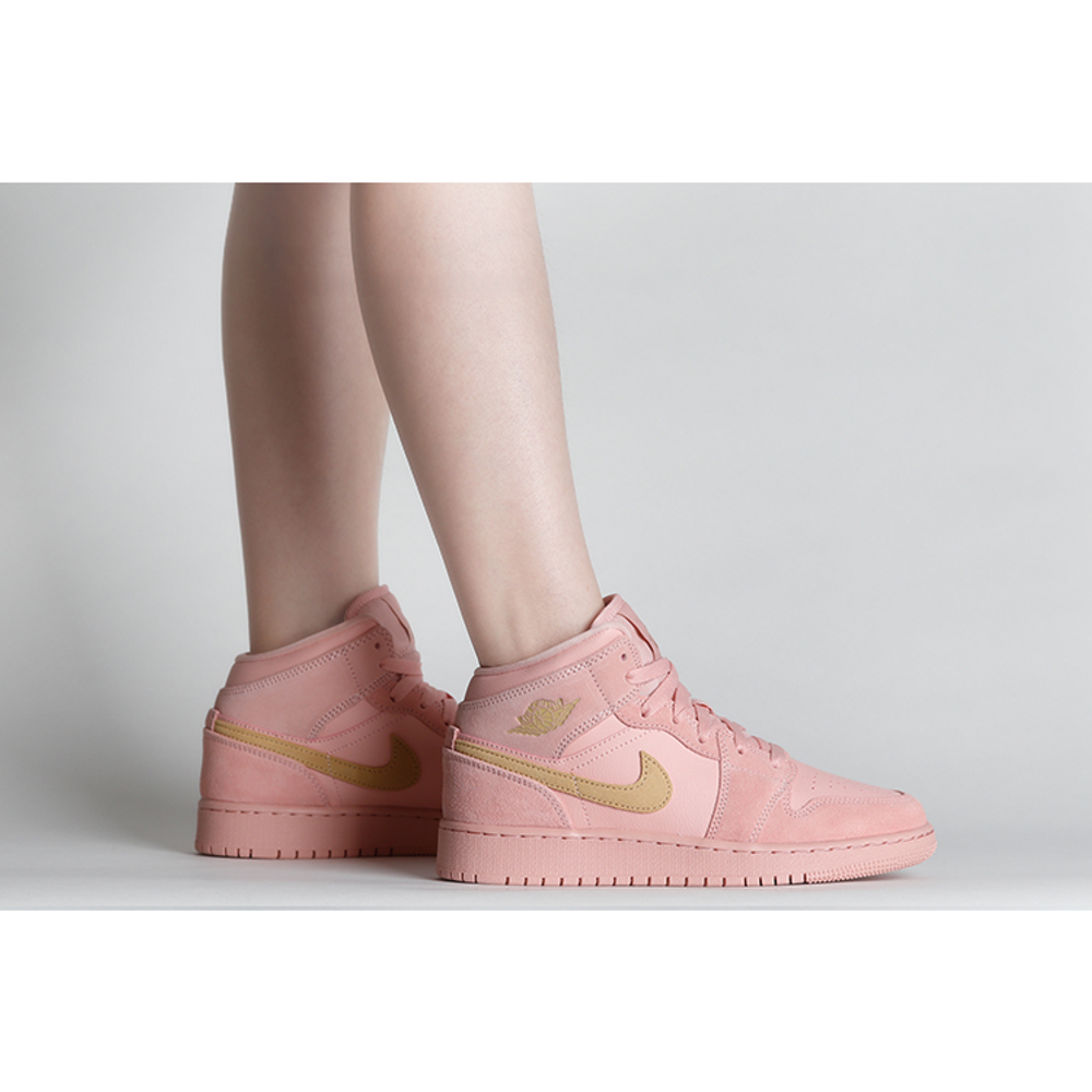 Air Jordan 1 Mid SE 'Coral Stardust'GS