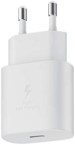 Сетевое зарядное устройство Samsung EP-TA800, 25 Вт, RU, белый