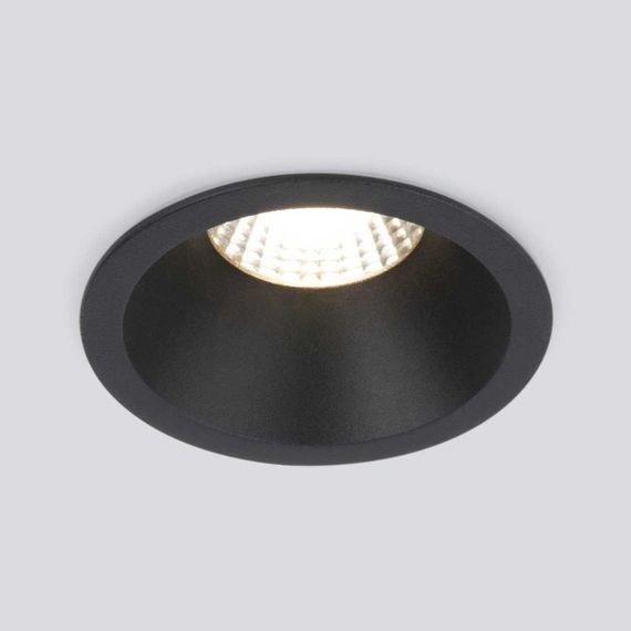 Встраиваемый светодиодный светильник Elektrostandard 15266/LED черный a055719