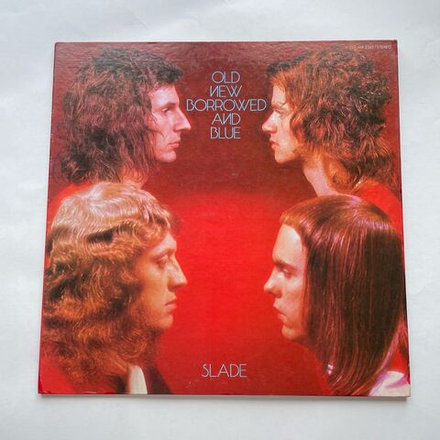 Винтажная виниловая пластинка LP Slade Old New Borrowed And Blue (Япония 1974) (Без Оби)
