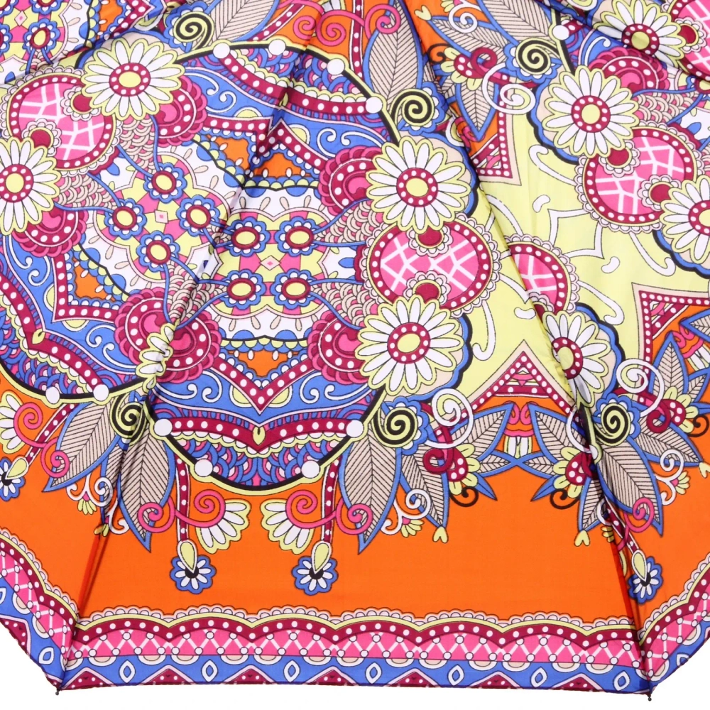 Зонт женский полуавтомат «Фиора», микс 6 цветов, 8 спиц, d-100см, длина в слож. виде 30см