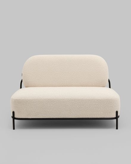 Диван Стоун new ткань букле молочный