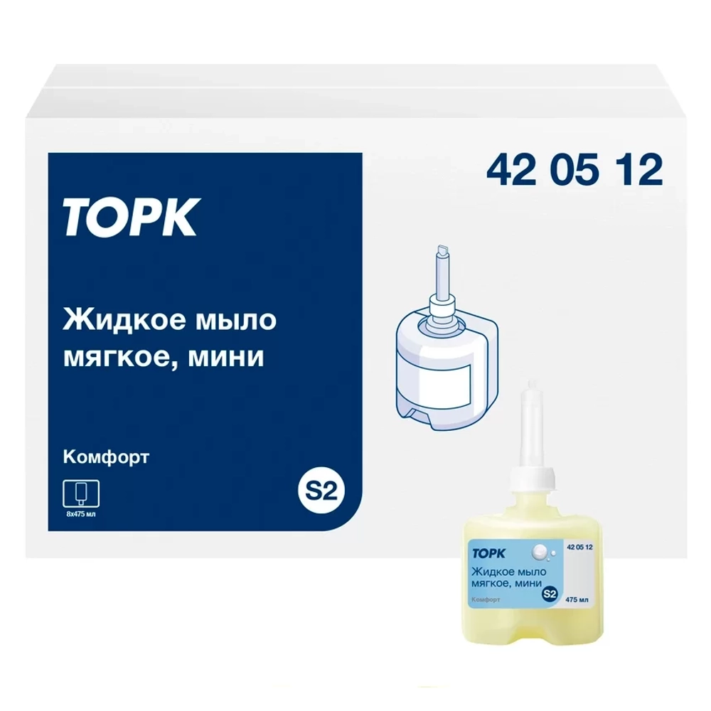 420512 Мыло жидкое Tellus/Tork Advanced мягкое для рук, S2 (475мл)