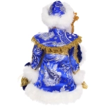 Дед Мороз музыкальный «Сказочный день» 30 см (синяя шубка)