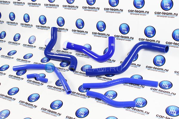 Комплект силиконовых патрубков охлаждения на Лада Приора 16кл
