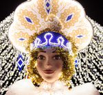 Большие светящиеся фигуры "Дед Мороз и Снегурочка серия Королевские"