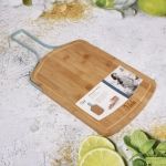 Доска разделочная бамбуковая «O'lala» 48*23*1,5см с металлической ручкой