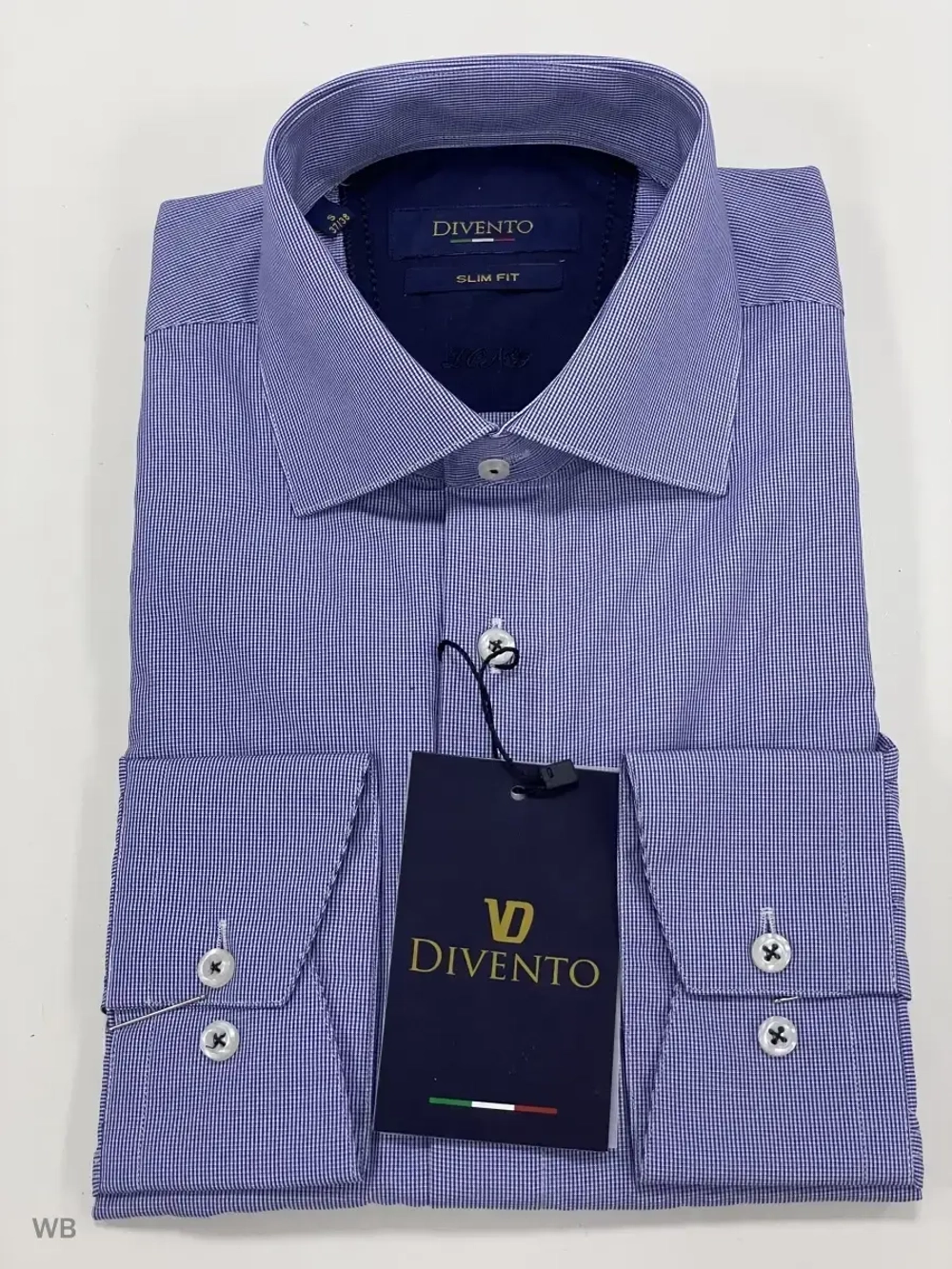 Рубашка на высокий рост LONG SLIM FIT с длинным рукавом