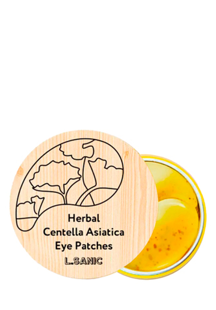 L.Sanic Herbal Centella Asiatica Hydrogel Eye Patches Гидрогелевые патчи с экстрактом центеллы