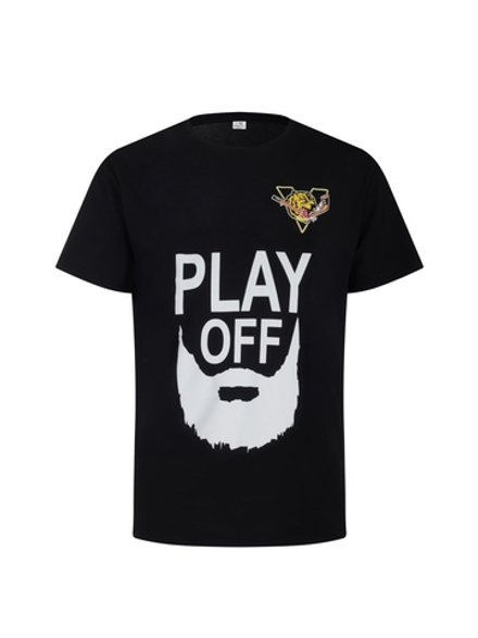 Мужская футболка черная "PLAY OFF"