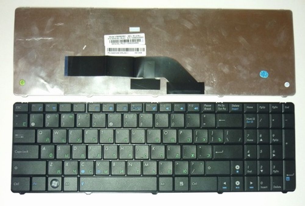 Клавиатура для ноутбука Asus K50AB K50AD K50AE K50AF K50C K50ID K50IE K50IJ K50IL K50IN K50IP K50ZE K60IJ K60IL K61 K70AB K70AC K70AD K70AF F90