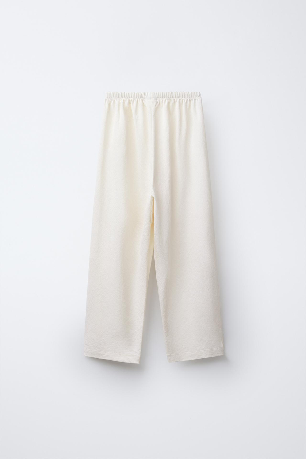 ZARA БРЮКИ СВОБОДНОГО КРОЯ, ЭКРЮ