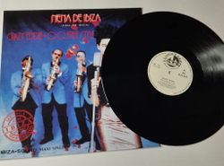 Винтажная виниловая пластинка LP Crazy Eddie and Q.Q. Freestyle Nena De Ibiza (Girl Of Ibiza) (Spain 1990) Maxi Single 45 RMP