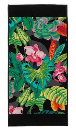 Полотенце 37x50 Feiler Rainforest 10 schwarz