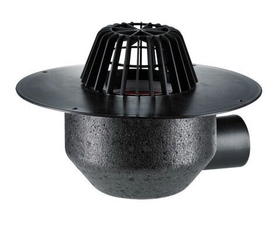 Кровельная воронка HL64F с горизонтальным выпуском