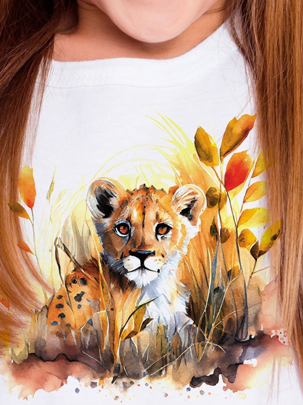 Футболка детская яркий принт собаки щенок бигль красочный